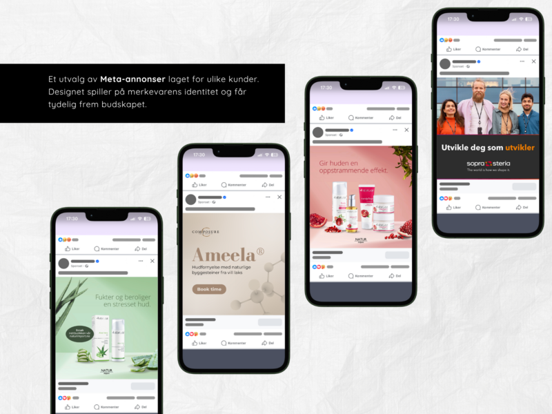 Grafisk designer og markedsfører i sosiale medier
