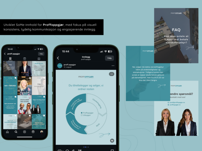 Grafisk designer og markedsfører i sosiale medier