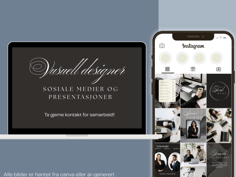 Visual designer | sosiale medier og presentasjoner