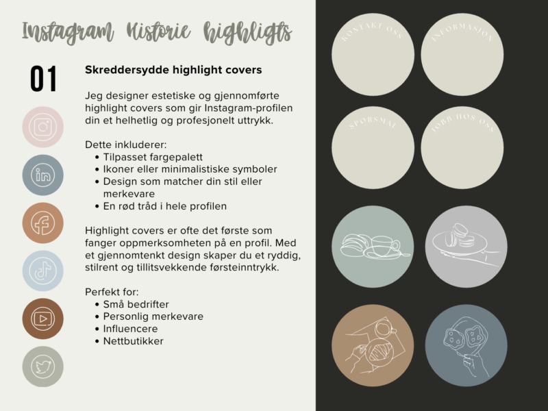 Visual designer | sosiale medier og presentasjoner