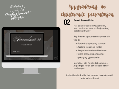 Visual designer | sosiale medier og presentasjoner