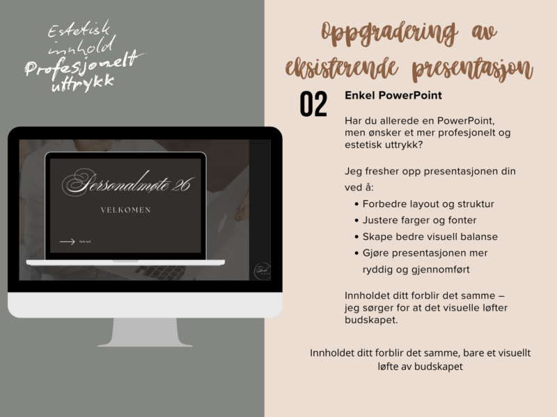 Visual designer | sosiale medier og presentasjoner