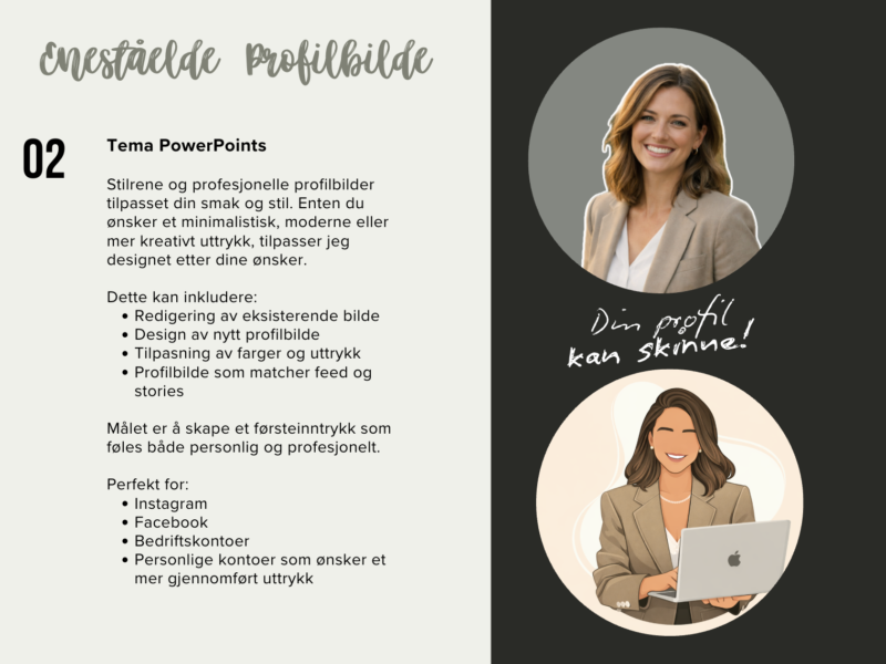 Visual designer | sosiale medier og presentasjoner