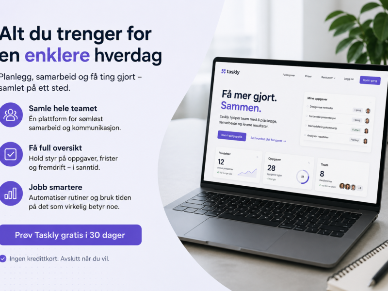Jeg bygger en fin nettside til din bedrift